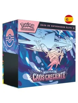 Pokemon TCG: ETB Caja de Entrenador Elite Pokemon Megaevolución Caos Creciente (ES) de Bandai en Pokemon TCG | La Cueva Roja