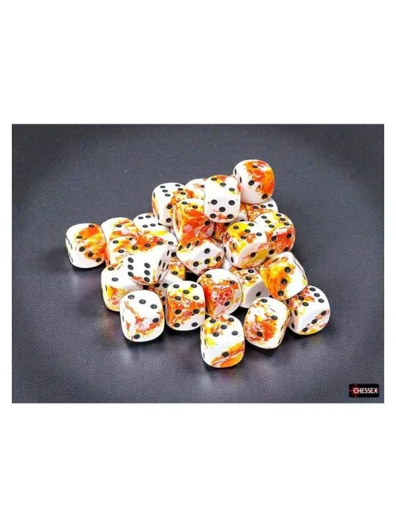36 Dice Brush Sunrise/Black Dice Block de Last Level en Dados | La Cueva Roja