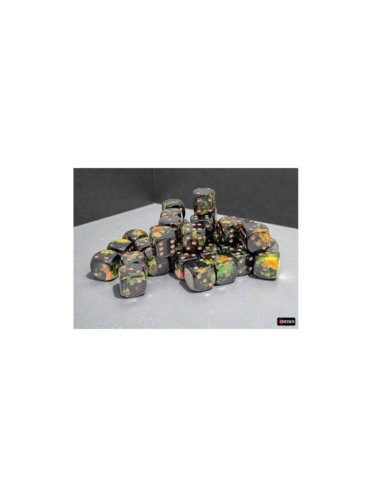36 Dice Brush Deep Forest/Gold Dice Block de Last Level en Dados | La Cueva Roja