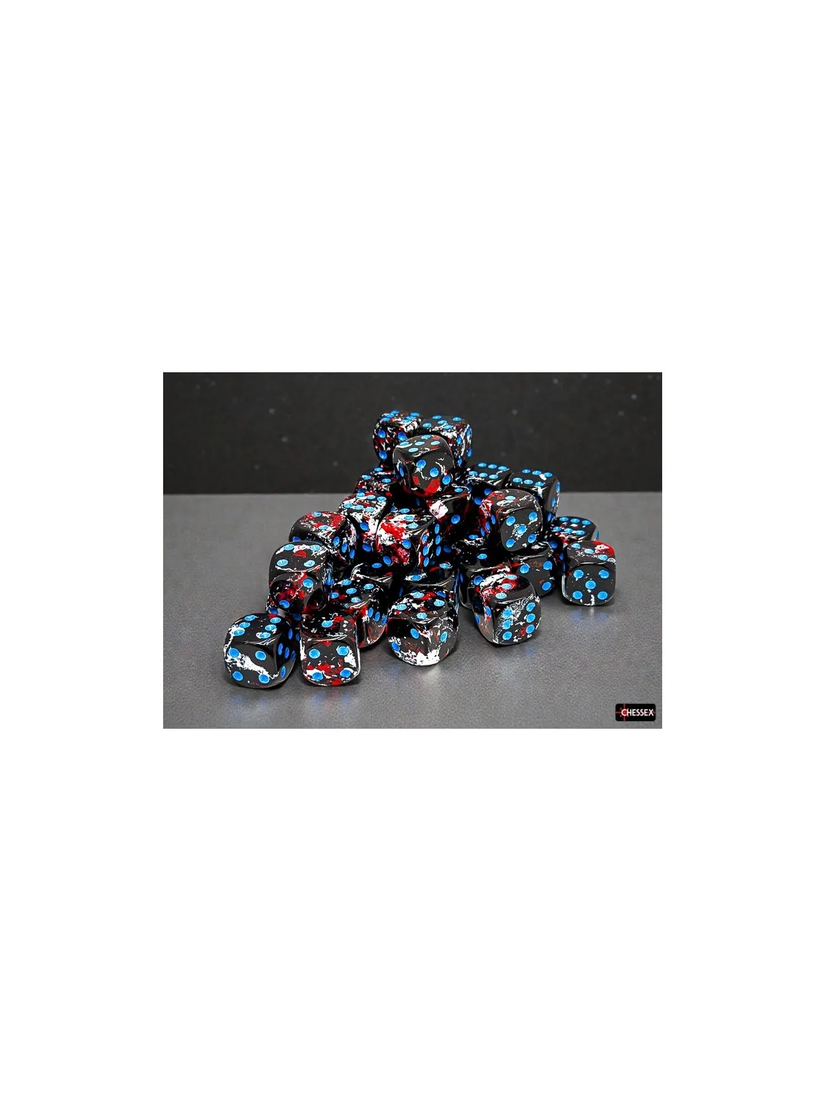 36 Dice Brush Dark Side/Blue Dice Block de Last Level en Dados | La Cueva Roja