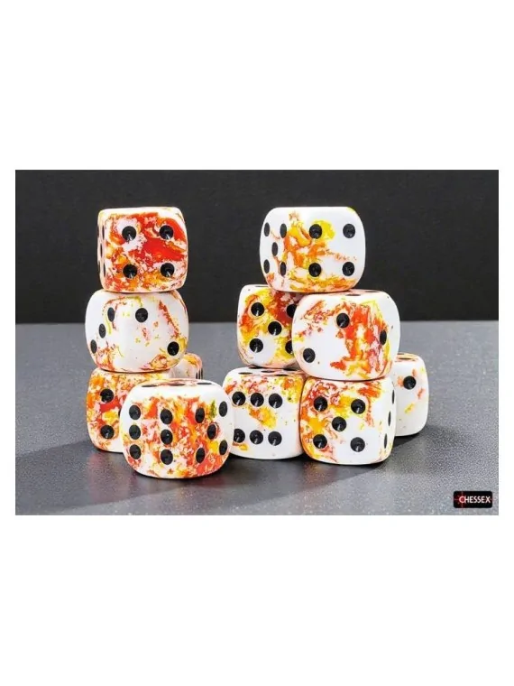 12 Dice Brush Sunrise /Black Dice Block de Last Level en Dados | La Cueva Roja