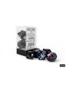 7 Dice Brush Polyhedral Dark Side/Blue Dice Block de Last Level en Dados | La Cueva Roja