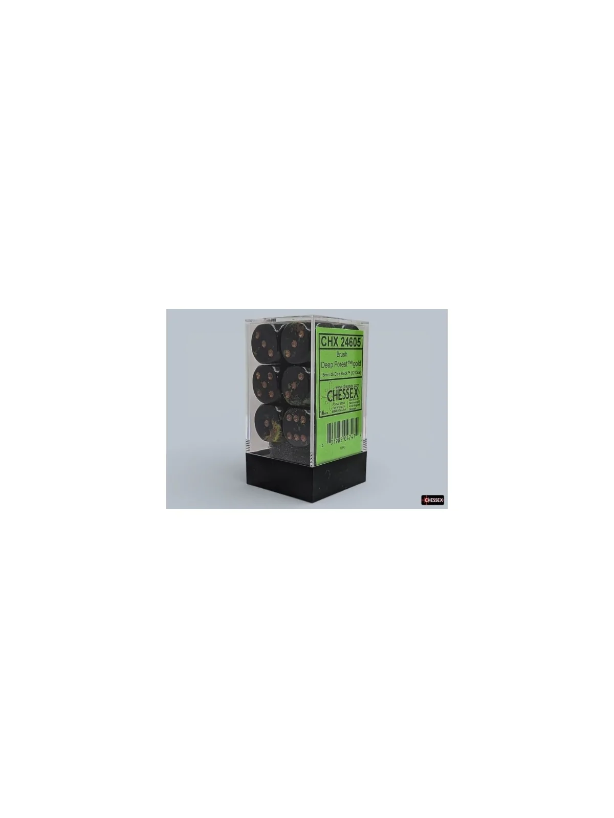 12 Dice Brush Forest/Gold Dice Block de Last Level en Dados | La Cueva Roja