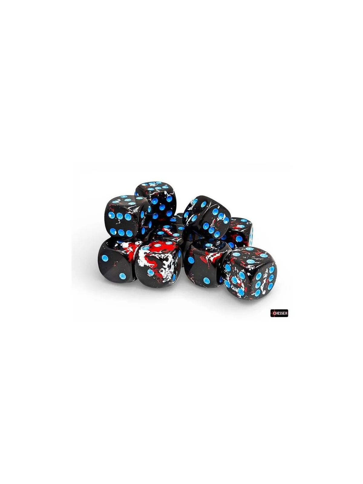 12 Dice Brush Dark Side/Blue Dice Block de Last Level en Dados | La Cueva Roja