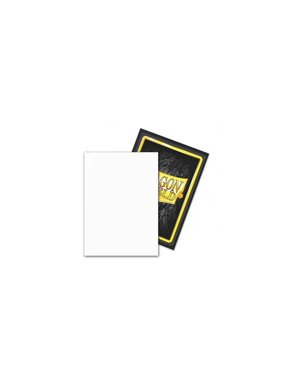 Dragon Shield: Standard Dual Matte Snow Nirin Blanco (100) de Dragon Shield en Fundas | La Cueva Roja