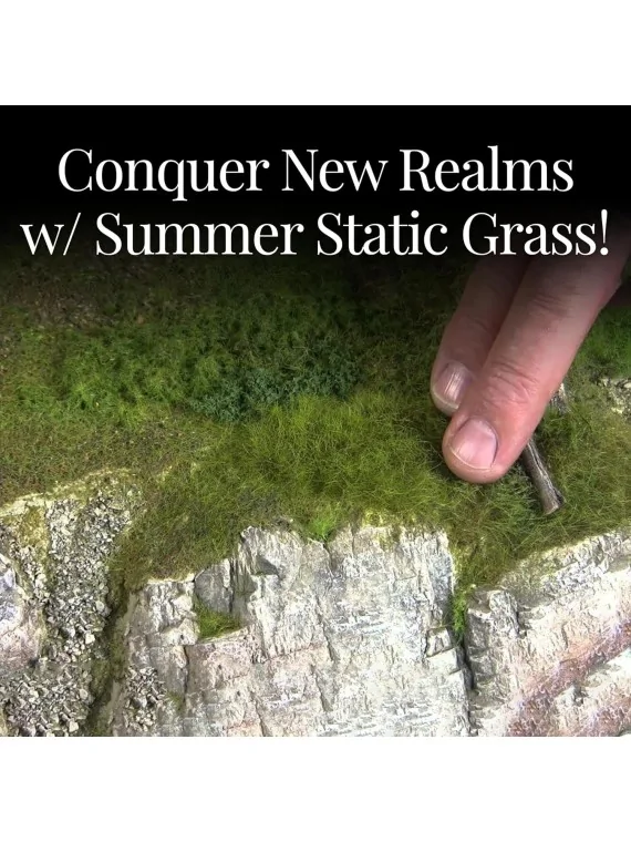 Spring Static Grass 2mm (180ml) de Warlord Games en Materiales | La Cueva Roja