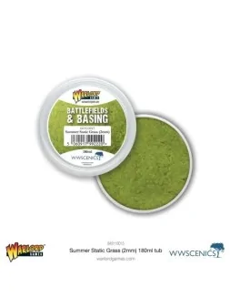 Summer Static Grass 2mm (180ml) de Warlord Games en Materiales | La Cueva Roja