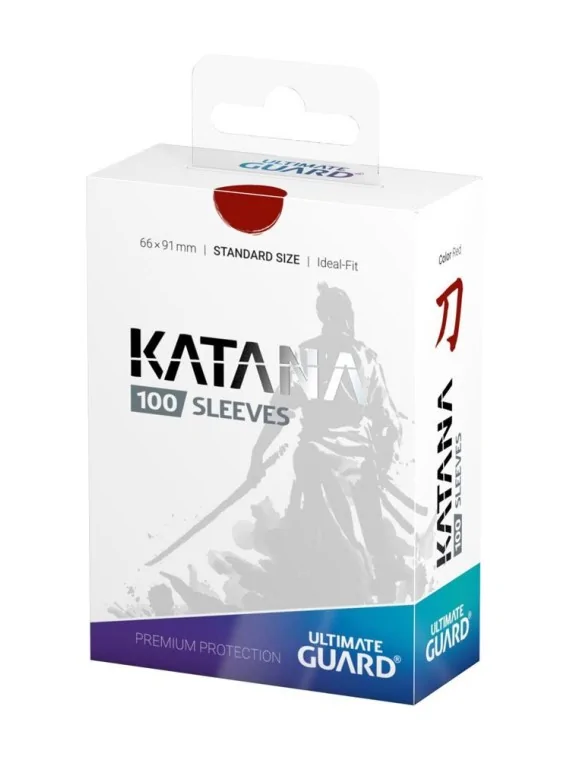 Ultimate Guard Katana Sleeves Standard Size (100) - Red de Ultimate Guard en Fundas | La Cueva Roja