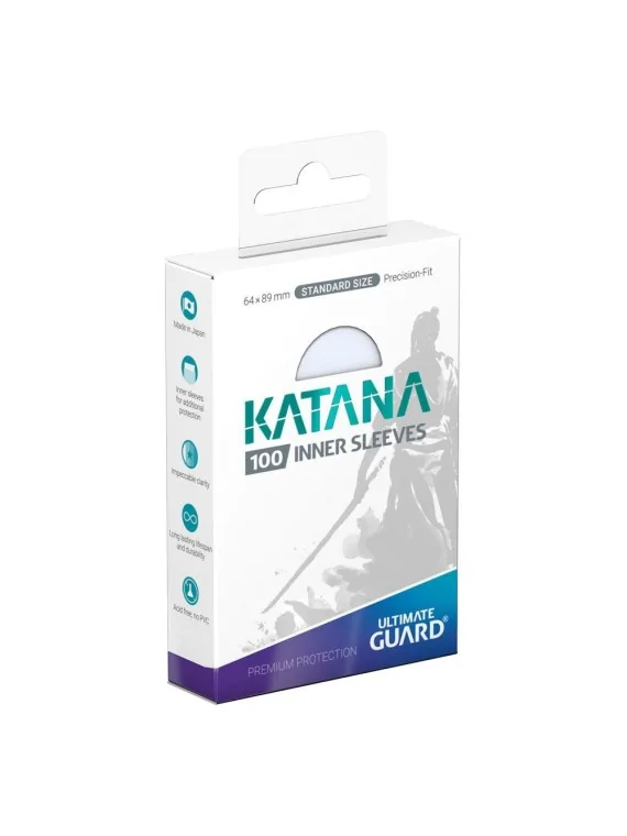 Ultimate Guard Katana Inner Sleeves Standard Size (100) de Ultimate Guard en Fundas | La Cueva Roja