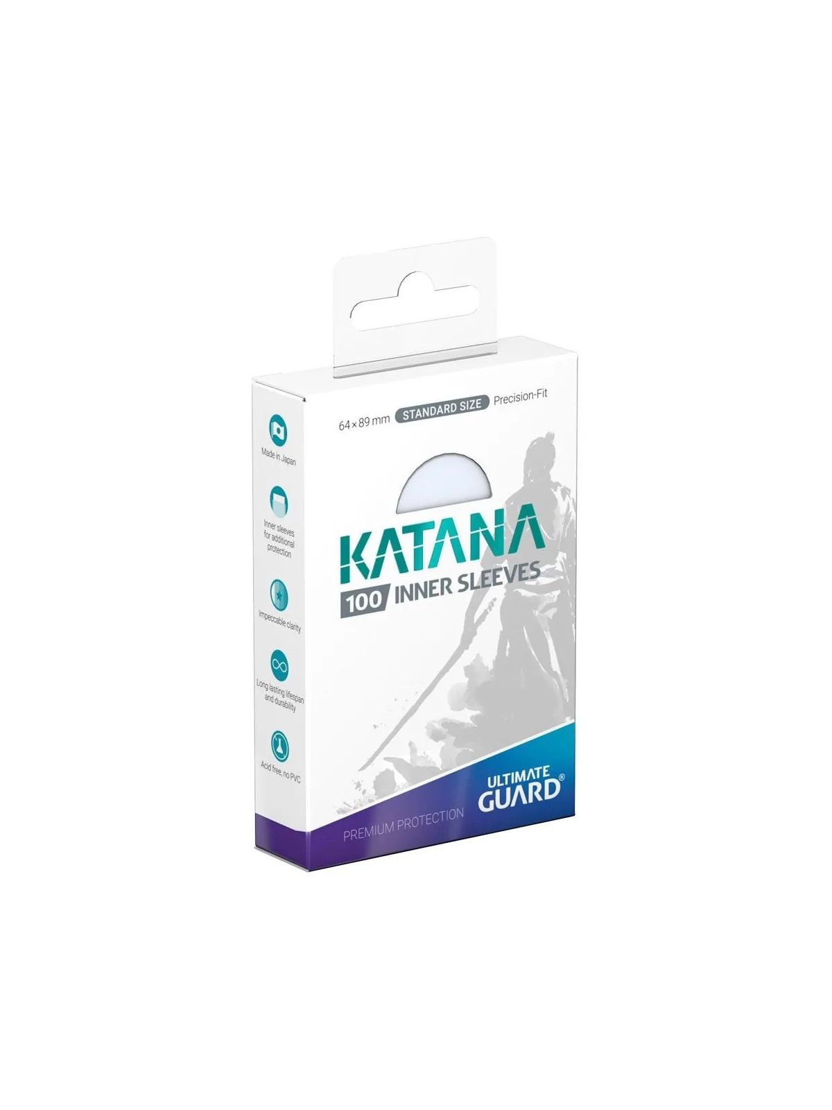 Ultimate Guard Katana Inner Sleeves Standard Size (100) de Ultimate Guard en Fundas | La Cueva Roja