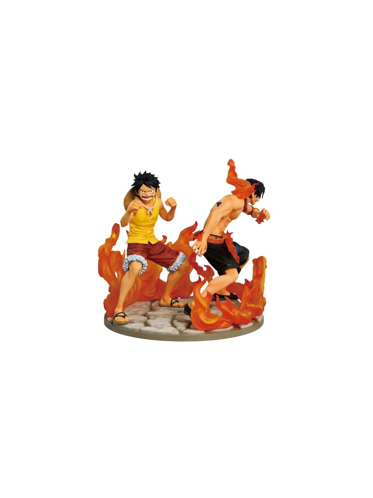 Figura Ichibansho Ace&Luffy Dramatic Memories One Piece 15cm de Bandai en Comics - Manga - Anime | La Cueva Roja
