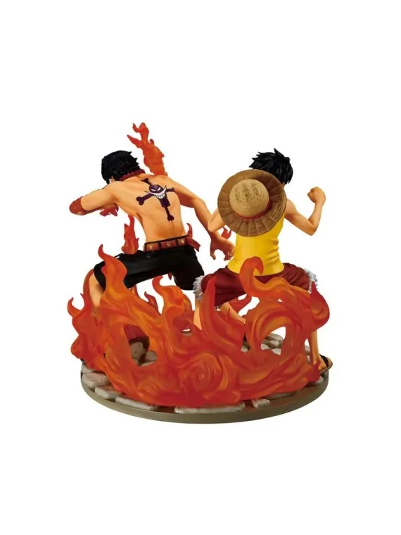 Figura Ichibansho Ace&Luffy Dramatic Memories One Piece 15cm de Bandai en Comics - Manga - Anime | La Cueva Roja