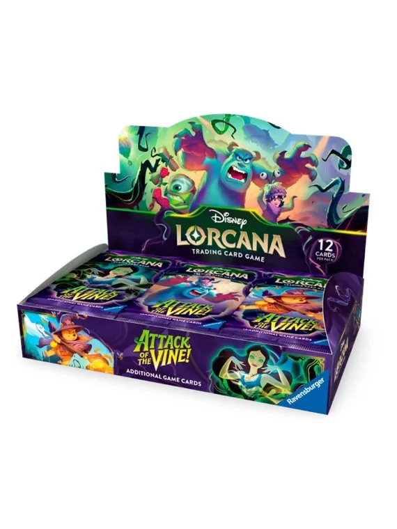 Disney Lorcana: Attack of the Vine! – 1xBooster Box (Inglés) de Ravensburger en Disney Lorcana | La Cueva Roja