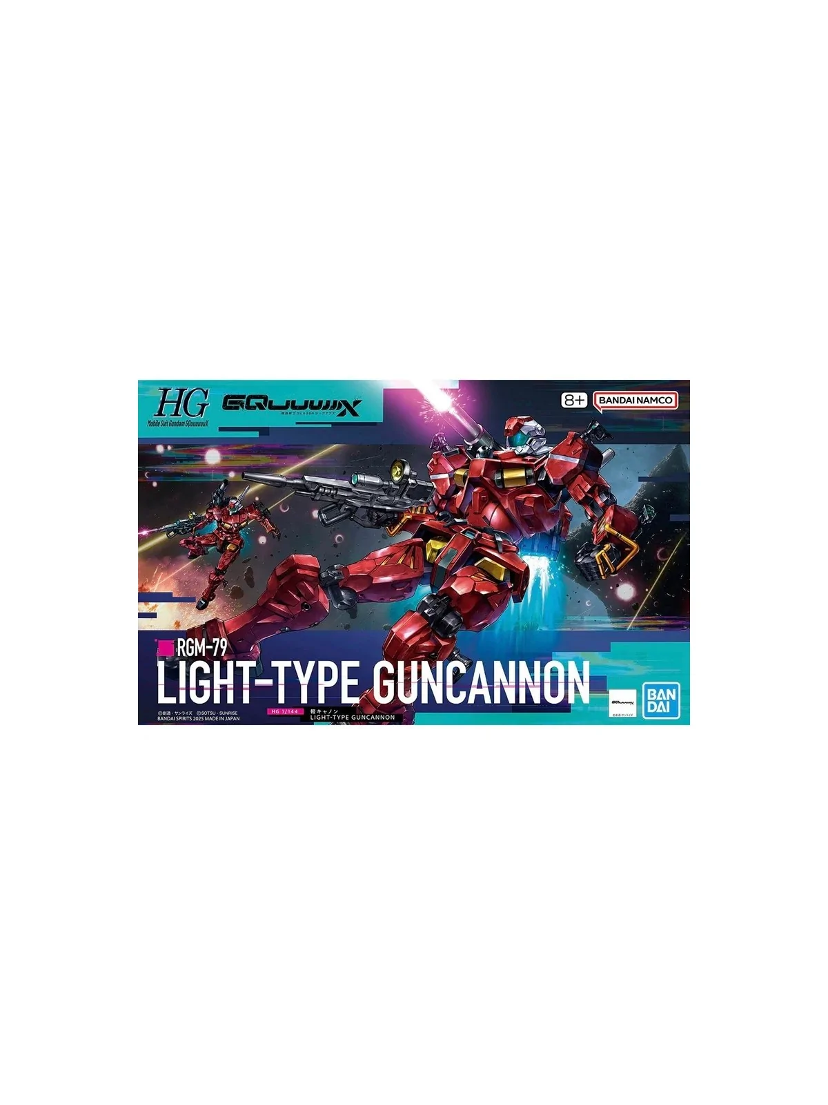 Gundam: HGBF 1/144 Light-Type Guncannon de Bandai en Bandai | La Cueva Roja