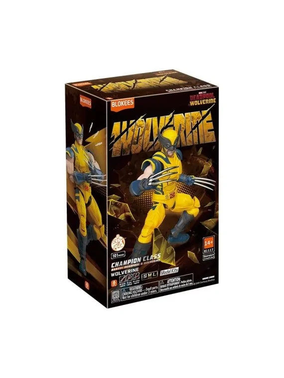 Blokees: Figura Champion Class Marvel Heroes Wolverine (81117) de Blokees en Blokees | La Cueva Roja
