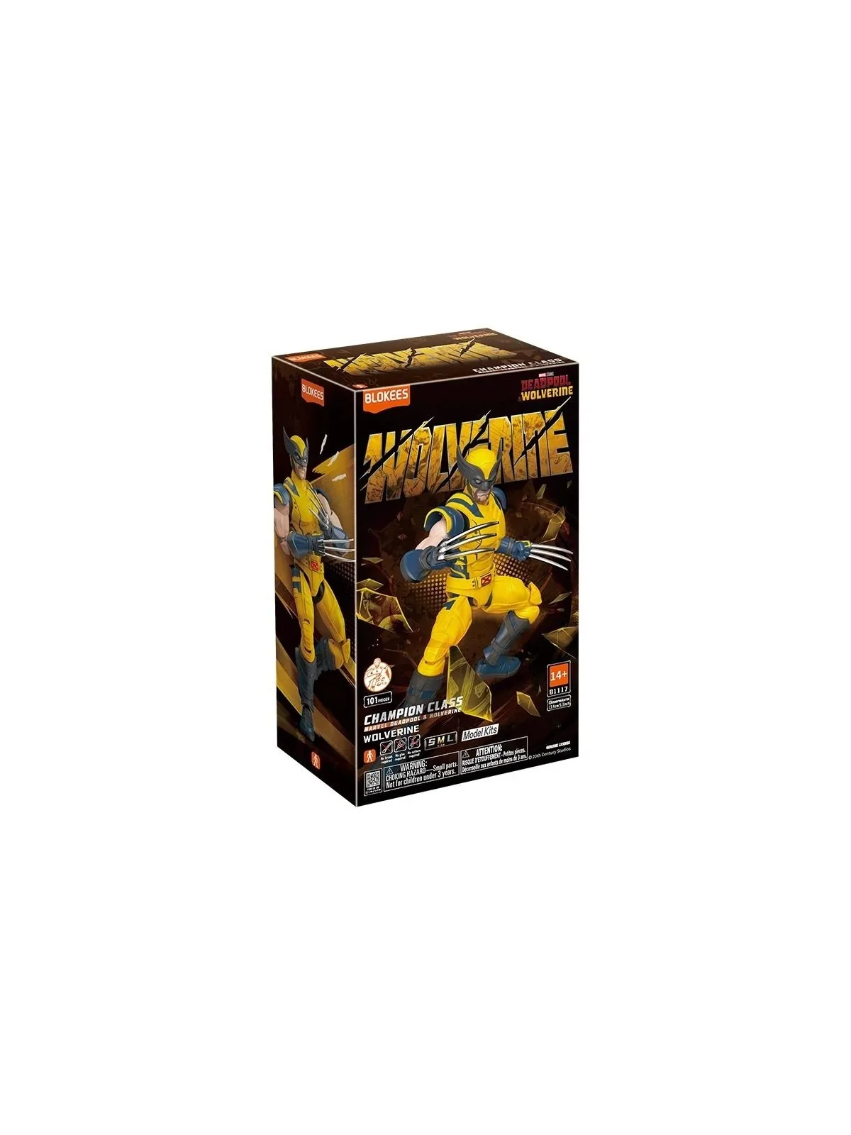 Blokees: Figura Champion Class Marvel Heroes Wolverine (81117) de Blokees en Blokees | La Cueva Roja