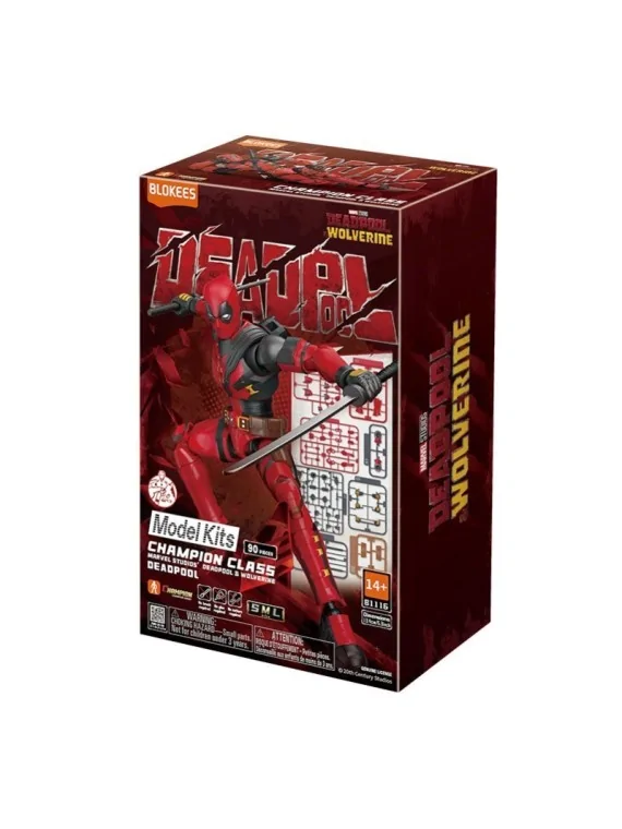 Blokees: Figura Champion Class Marvel Heroes Deadpool (81116) de Blokees en Blokees | La Cueva Roja