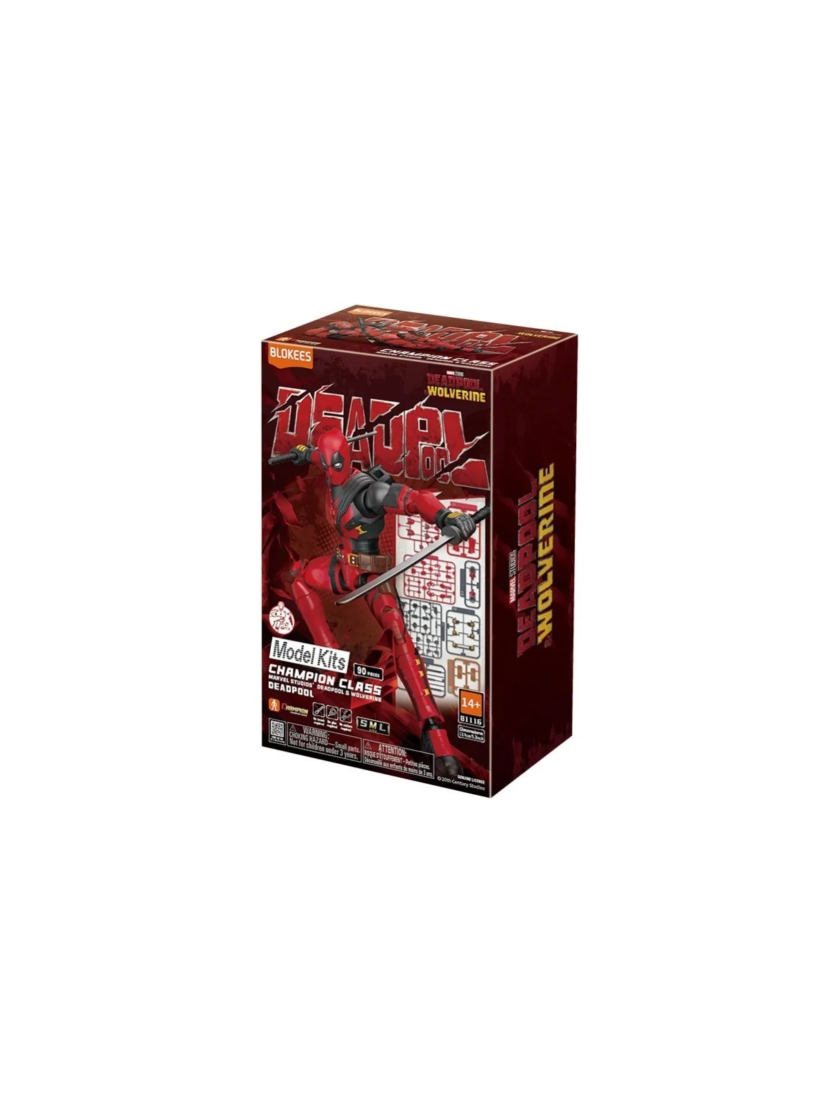 Blokees: Figura Champion Class Marvel Heroes Deadpool (81116) de Blokees en Blokees | La Cueva Roja