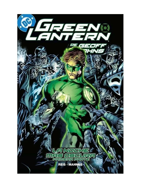 Biblioteca Green Lantern de Geoff Johns: La Noche Más Oscura (Primera Parte) de Panini Comics en Cómics Americano | La Cueva Roj