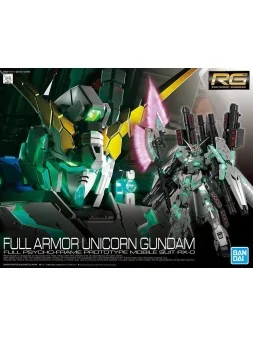 Gundam: 1/144 – RG Full Armor Unicorn (Gundam Full Psycho-Frame Prototype Mobile Suit RX-0) de Bandai en Bandai | La Cueva Roja