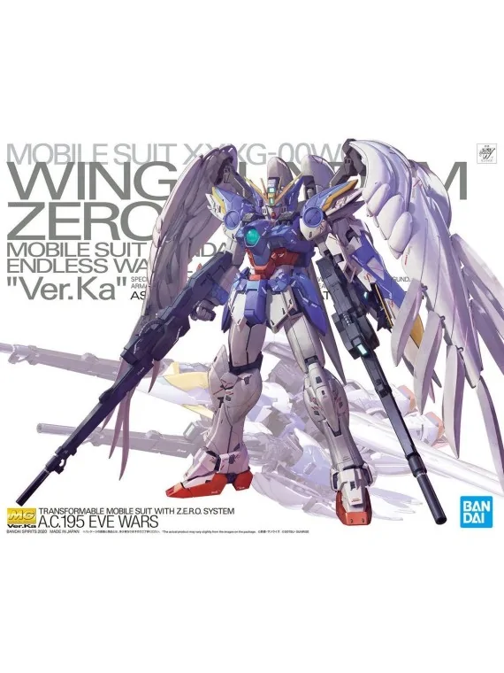 Gundam: 1/100 – Wing Gundam Zero EW Ver.Ka (MG XXXG-00W0) de Bandai en Bandai | La Cueva Roja