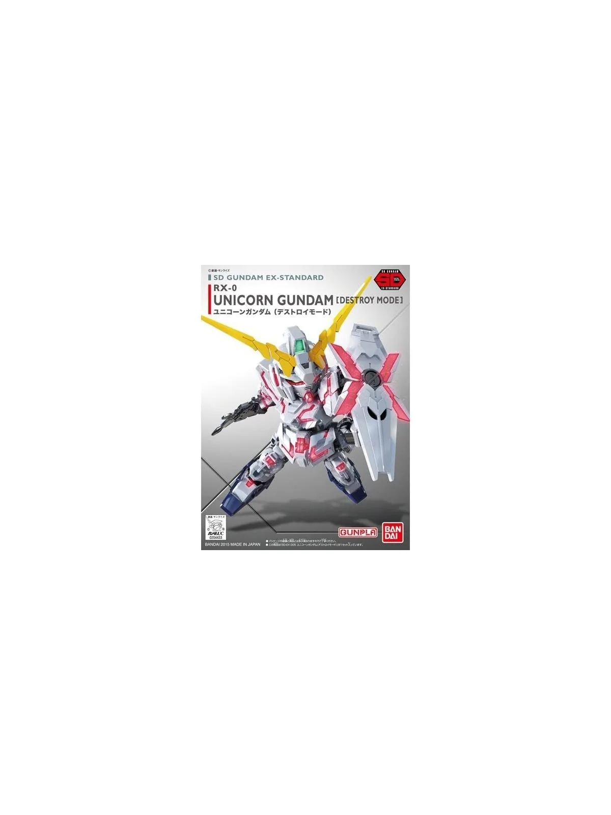 Gundam: SD Ex Unicorn Destroy de Bandai en Bandai | La Cueva Roja