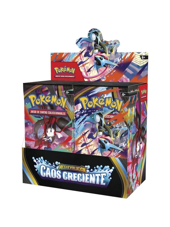 Pokemon TCG: Caos Creciente – Booster Box (36 Sobres) ESP de Bandai en Pokemon TCG | La Cueva Roja