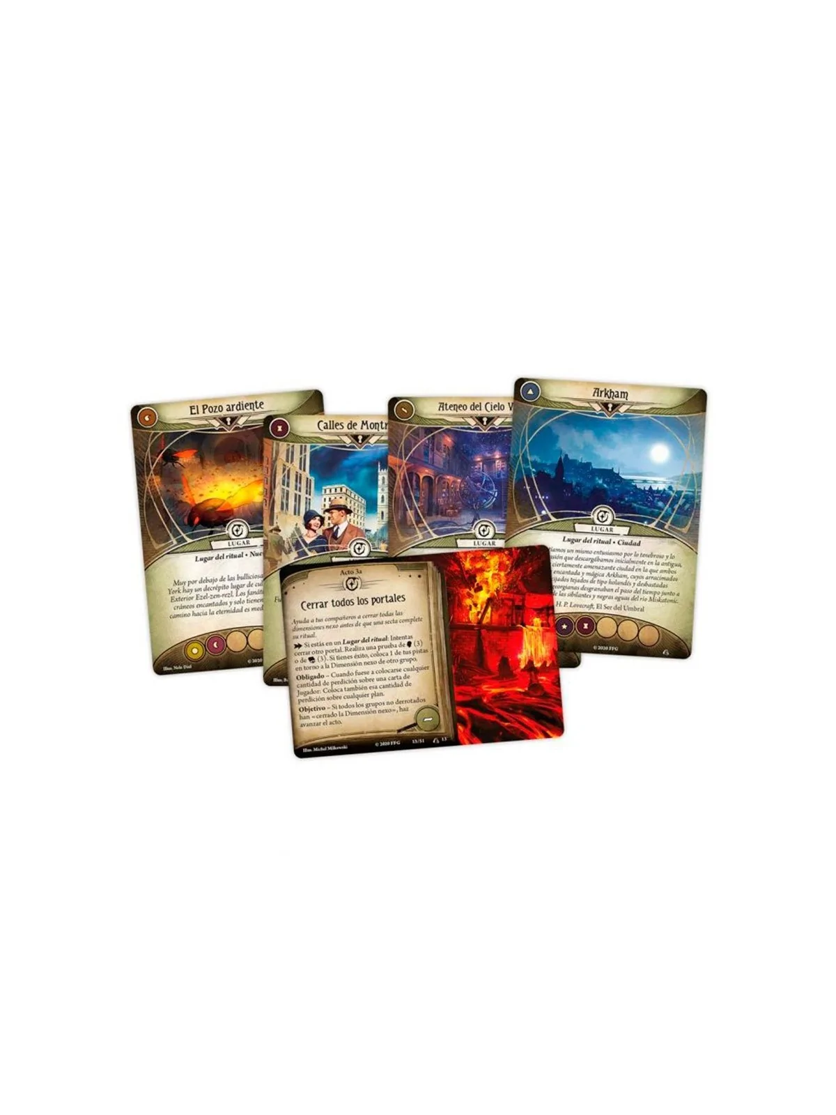 Arkham Horror LCG: La Guerra de los Dioses Exteriores de Fantasy Flight Games en Juegos de Cartas | La Cueva Roja
