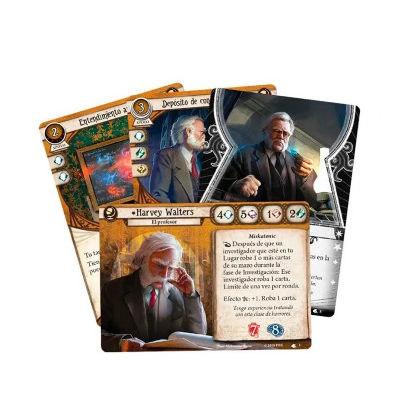 Arkham Horror LCG: Harvey Walters - Mazo de Investigador de Fantasy Flight Games en Juegos de Cartas | La Cueva Roja