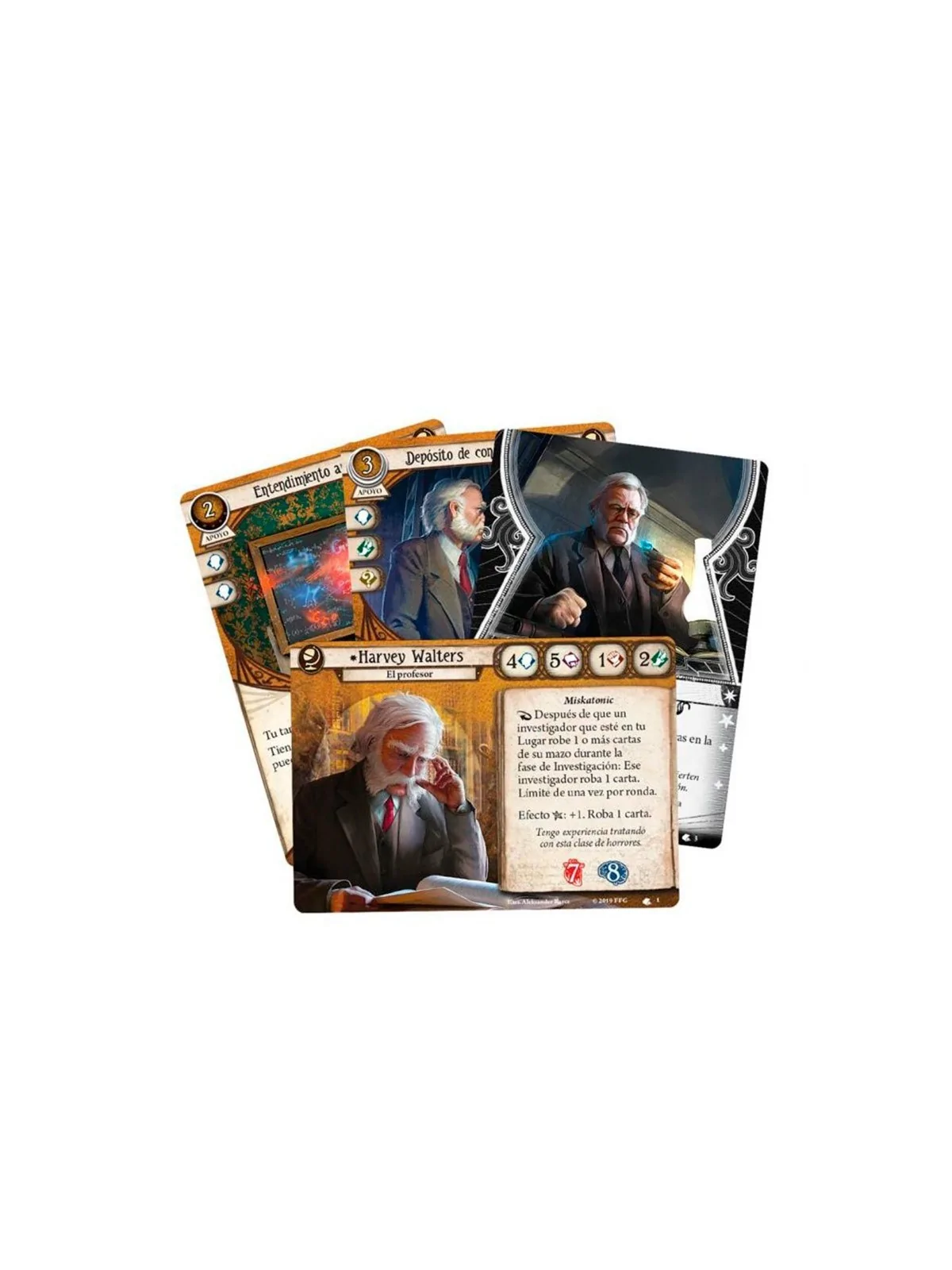 Arkham Horror LCG: Harvey Walters - Mazo de Investigador de Fantasy Flight Games en Juegos de Cartas | La Cueva Roja