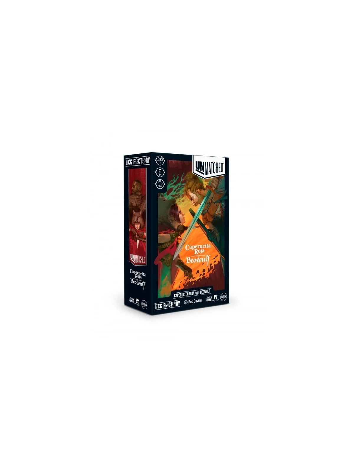Unmatched: Caperucita Roja VS Beowulf de TCG Factory en Juegos de Tablero | La Cueva Roja