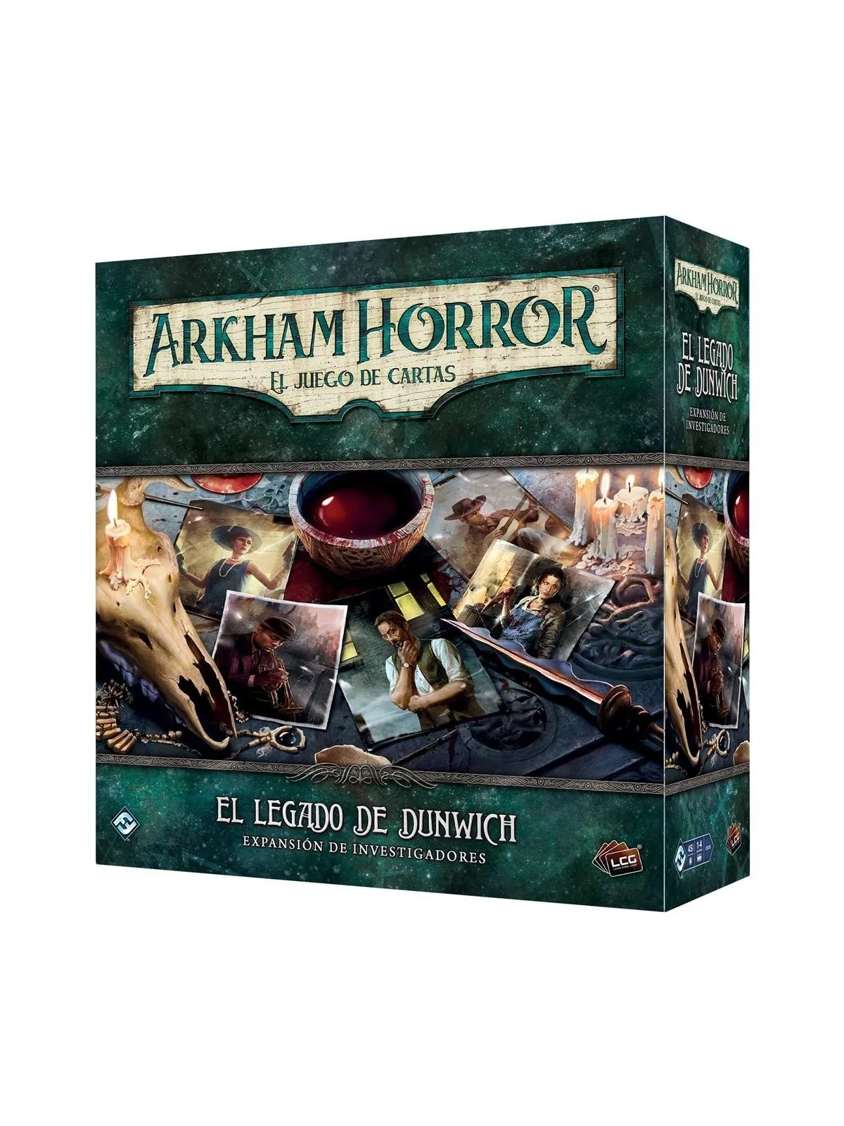 Arkham Horror LCG: El Legado de Dunwich Exp. Investigadores de Fantasy Flight Games en Juegos de Cartas | La Cueva Roja