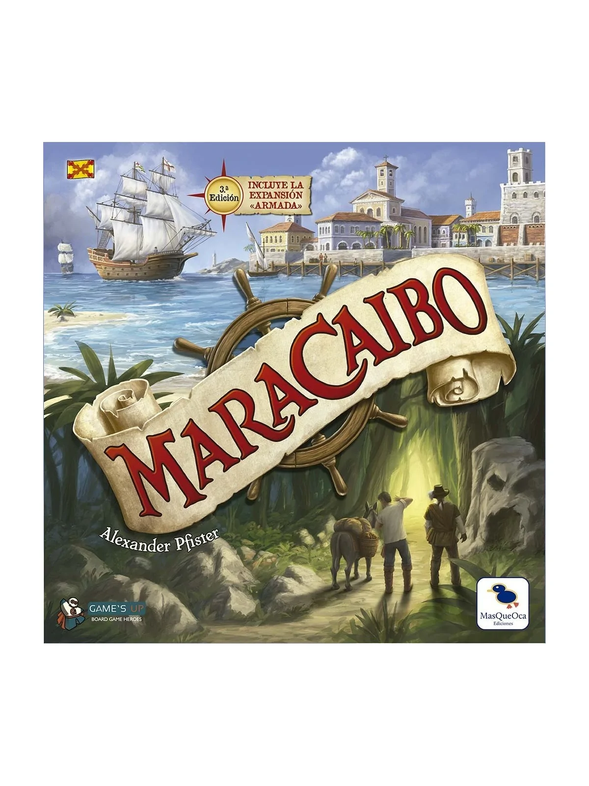 Maracaibo (Tercera Edición) de MasQueOca en Juegos de Tablero | La Cueva Roja