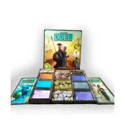 Inserto Compatible con 7 Wonder Duel (Base + Expasión Ágora + Expansión Pantheon) (Desarmado) de WithOut Mess en Insertos | La C