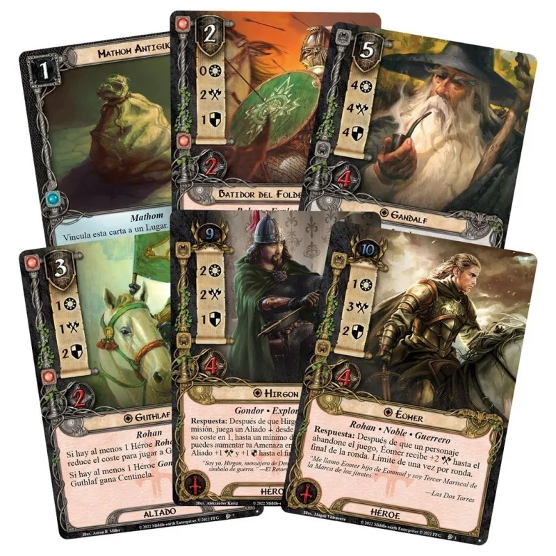 El Señor de los Anillos LCG: Jinetes de Rohan Mazo de Inicio de Fantasy Flight Games en Juegos de Cartas | La Cueva Roja