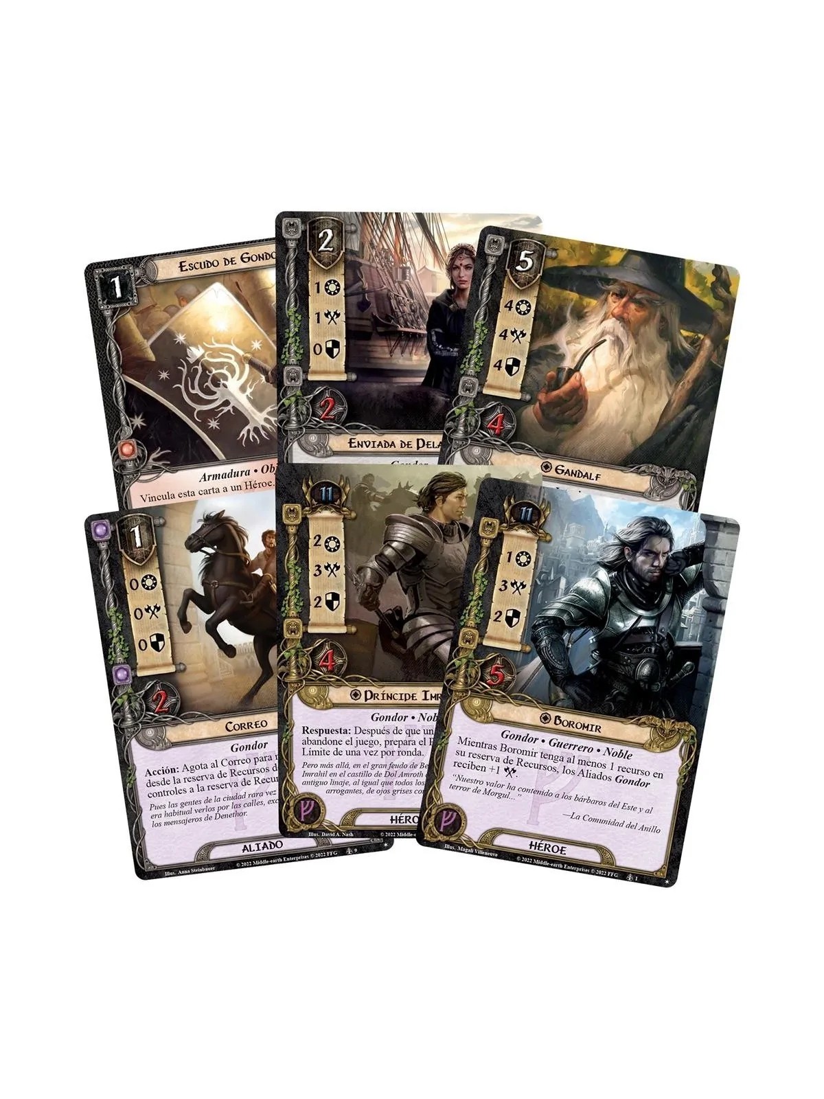 El Señor de los Anillos LCG: Defensores de Gondor Mazo de inicio de Fantasy Flight Games en Juegos de Cartas | La Cueva Roja