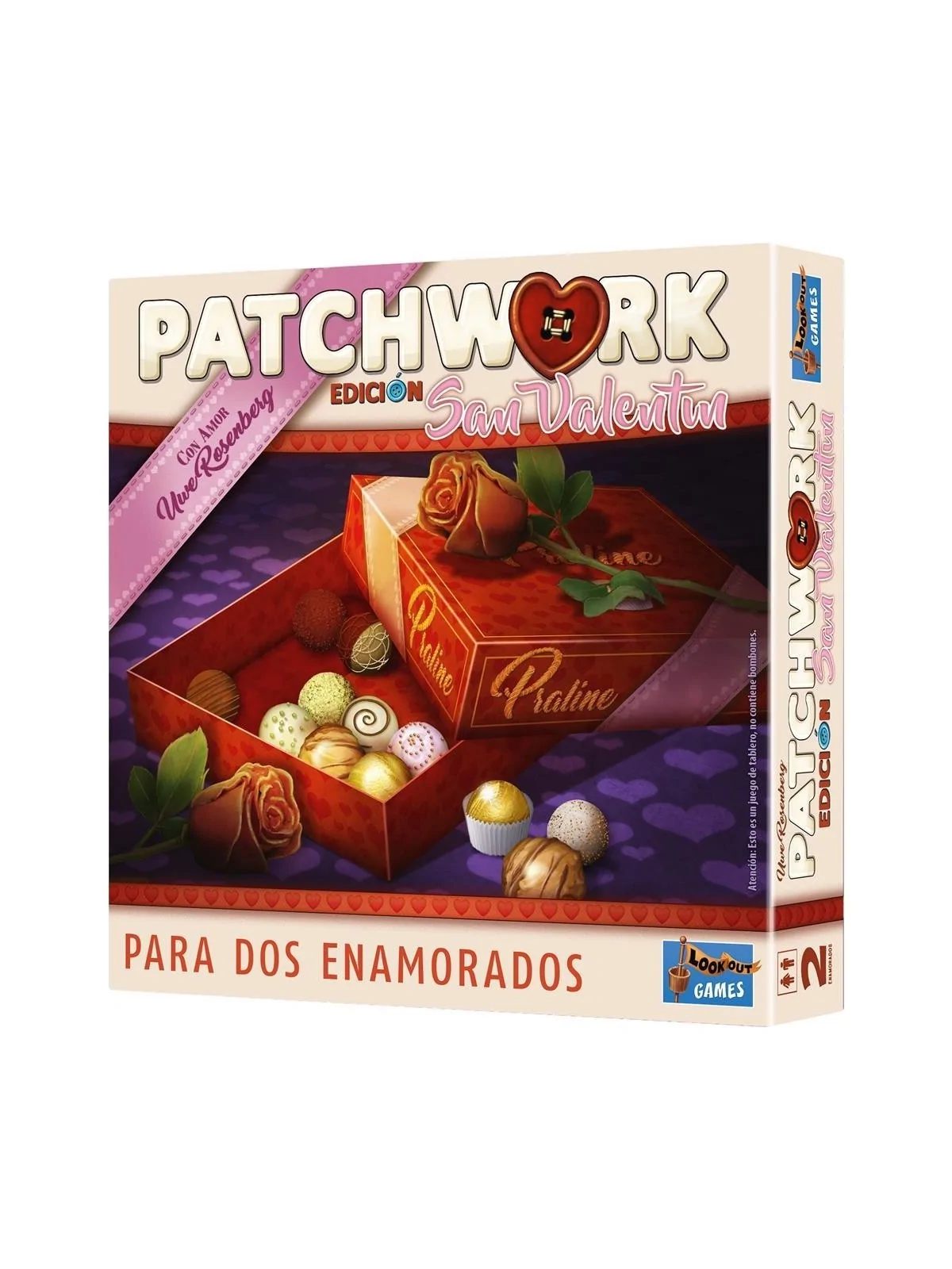 Patchwork San Valentín de Lookout Games en Juegos de Tablero | La Cueva Roja