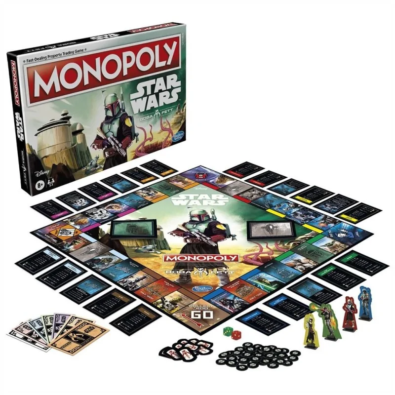 Monopoly Boba Fett de Hasbro en Juegos de Tablero | La Cueva Roja