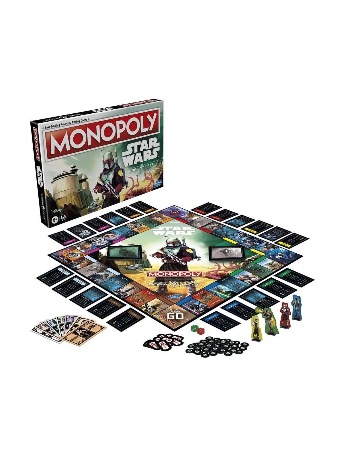 Monopoly Boba Fett de Hasbro en Juegos de Tablero | La Cueva Roja