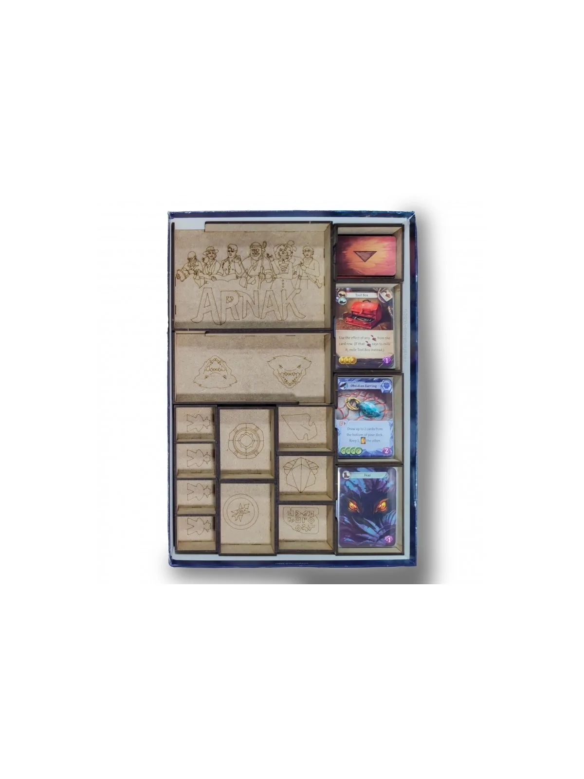 Inserto Compatible con Las Ruinas Perdidas de Arnak (Base y Expansión: Líderes de Expedición) (Desarmado) de WithOut Mess en Ins