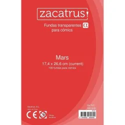 Fundas Zacatrus Mars (Comic: 174 mm X 266 mm) (100 uds) de Zacatrus en Fundas | La Cueva Roja