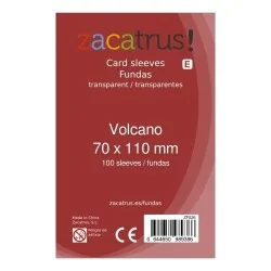 Fundas Zacatrus Volcano (70 mm x 110 mm) (100 uds) de Zacatrus en Fundas | La Cueva Roja