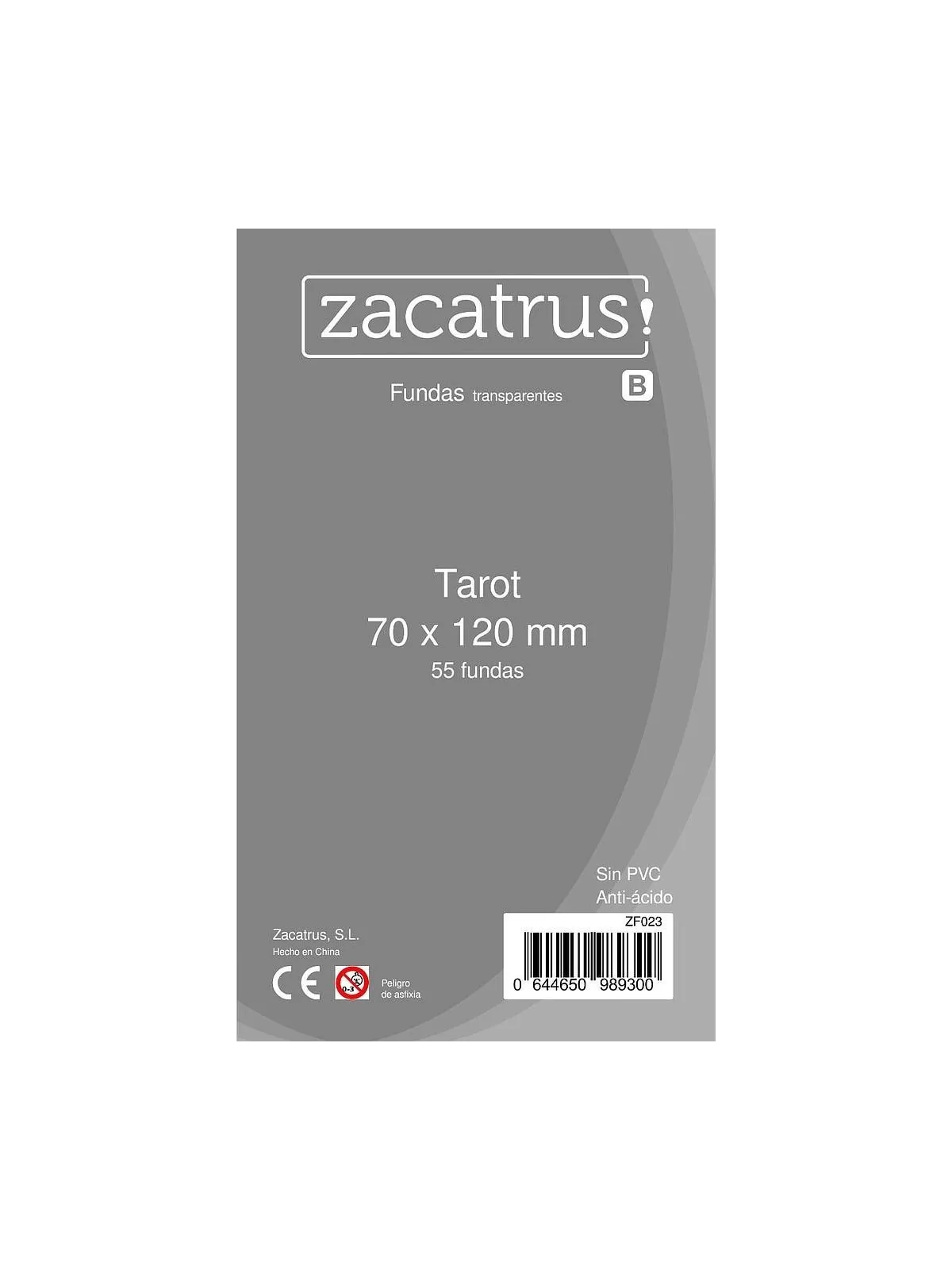 Fundas Zacatrus Tarot (70x120mm) (55) de Zacatrus en Fundas | La Cueva Roja