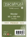Fundas Zacatrus Wonder premium (65 mm X 100 mm) (55 uds) de Zacatrus en Fundas | La Cueva Roja