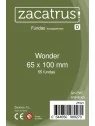 Fundas Zacatrus Wonder (65 mm X 100 mm) (55 uds) de Zacatrus en Fundas | La Cueva Roja