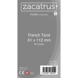 Fundas Zacatrus French Tarot (61x112mm) (55) de Zacatrus en Fundas | La Cueva Roja