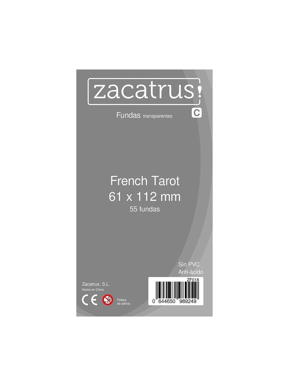 Fundas Zacatrus French Tarot (61x112mm) (55) de Zacatrus en Fundas | La Cueva Roja