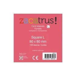 Fundas Zacatrus Square L (Cuadrada Mediana) (110 uds.) de Zacatrus en Fundas | La Cueva Roja