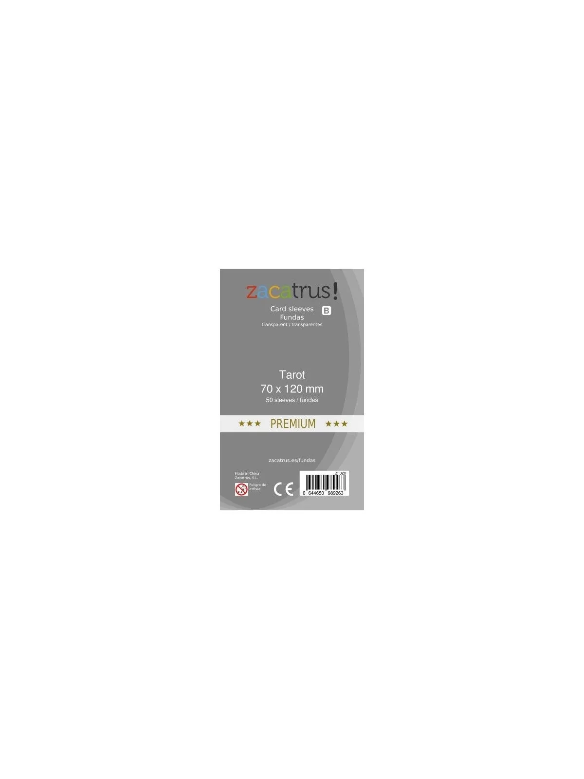 Fundas Zacatrus Tarot Premium (70x120mm) (55) de Zacatrus en Fundas | La Cueva Roja