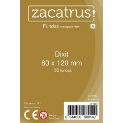 Fundas Zacatrus Dixit (80 mm X 120 mm) (55 uds) de Zacatrus en Fundas | La Cueva Roja